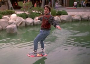 L'Hoverboard de Retour Vers le Futur 2 © Universal Pictures