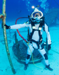Un aquanaute de la mission NEEMO © NASA