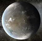 Vue d’artiste de Kepler-62-f © Nasa