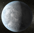 Vue d’artiste de Kepler-62-e © Nasa