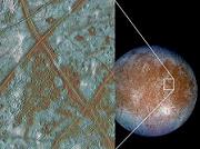 Photographie d'Europe pris par la sonde Galileo © ESA