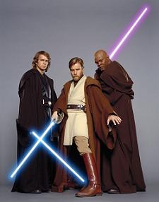 Sabres laser des Jedi © Lucasfilm Sabres laser des Jedi © Lucasfilm