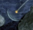 Vue d'artiste de la sonde se frayant un chemin grâce à ses capteurs © Stone Aerospace Vue d'artiste de la sonde se frayant un chemin grâce à ses capteurs © Stone Aerospace