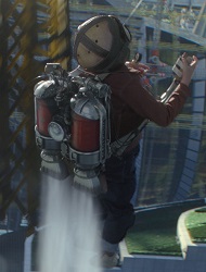 Le jetpack du film Tomorrowland © Walt Disney Pictures Le jetpack du film Tomorrowland © Walt Disney Pictures