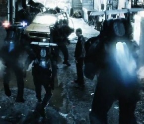 Les jetpacks de la brigade pré-crime dans Minority Report © 20th Century Fox, DreamWorks SKG Les jetpacks de la brigade pré-crime dans Minority Report © 20th Century Fox, DreamWorks SKG