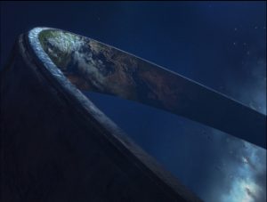 Un anneau du jeu Halo Combat Evolved © Bungie Studios Un anneau du jeu Halo Combat Evolved © Bungie Studios