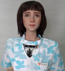 Grace, le robot aide-soignant © Awakening Health Lab