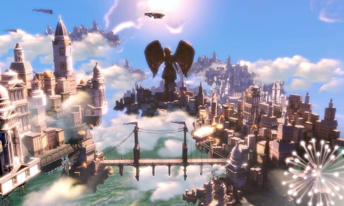 La ville de Columbia dans le jeu vidéo BioShock Infinite © 2K Games