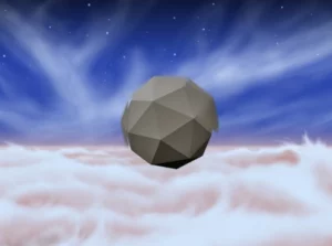 Vue d'artiste d'une sonde flottant dans le ciel au-dessus de Jupiter © NASA, JPL-Caltech's
